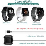 Fitbit Versa Charger Replacement Dock Cable 3.3ft USB Cord