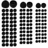 60 Pairs Ear Bud Replacement Tip S/M/L Sizes Earbud Tips Silicone Ear Bud Rubber Tips Black Soft Earbud Covers Silicone Tip