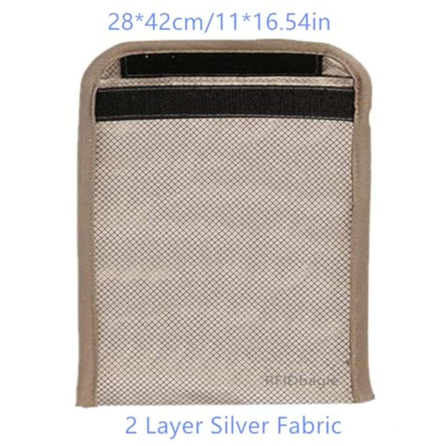 Emf Protection Anti Radiation 15.6" Laptop Sleeve,Tablet Laptop Emf Blocker Pouch Bag Compatible With Macbook Air/Pro Hp,15 Inch Notebook Faraday Bag Travel Business Rfid 5G Case (28*42Cm/11*16.54In)