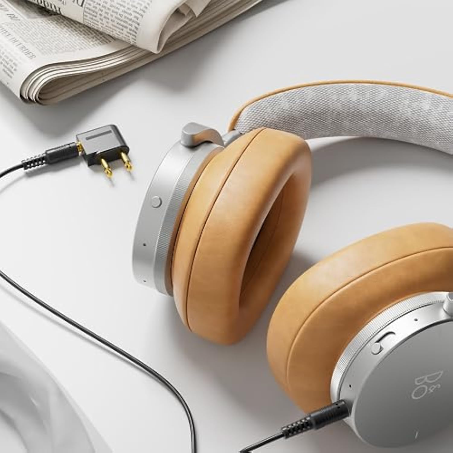 Airplane Headphone Adapter, Gold Plated Dual 3.5Mm Male To 3.5Mm Female Airplane Headphone Adapter For Audio Jack To Plug Air Plane Flight Connector Dual Socket Earphone - 3Pack