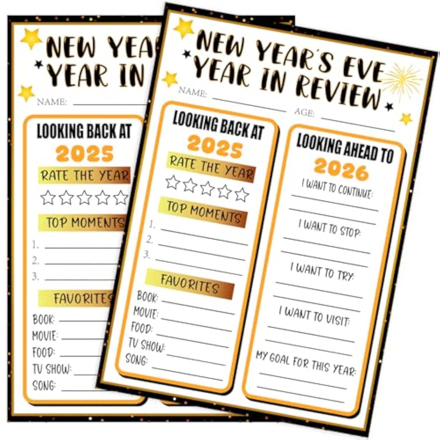 2026 New Year Games 24 Players Time Capsule Worksheet Family & Classroom Activity