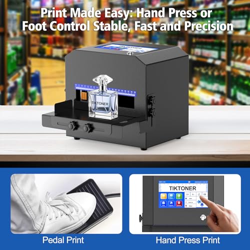 Inkjet Coding Machine, Date Printer With 7-Inch Touch Screen Batch Code Printer With 42Ml Quick-Drying Ink Cartridge Inkjet Coder For Barcode/Qr Code/Number/Picture Print On Many Materials