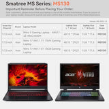 Smatree MS130 Hard EVA Protective Sleeve with Stand Compatible for 17.3 inch Acer Nitro 5 Gaming Laptop -AN517-42-R5KZ/AN517-42-R35M, for Nitro 17 AN17-71-75VK/AN17-51-70CB Gaming Laptop Bag