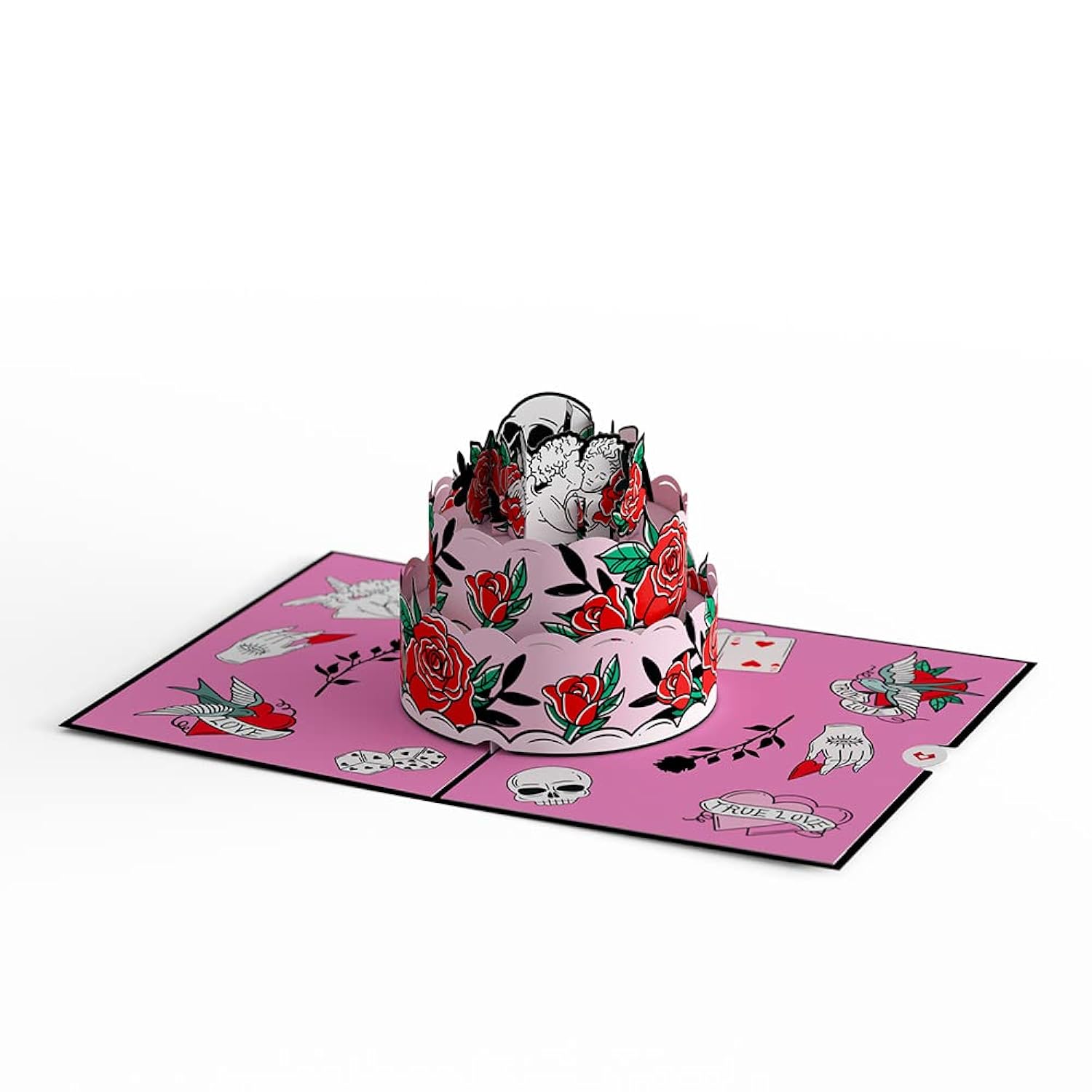 Fatally Yours Pop Up Card – 5 X 7” Spooky Valentine’S Card – 3D Pop-Up Greeting Card For Wife Or Girlfriend, Long Distance Gift