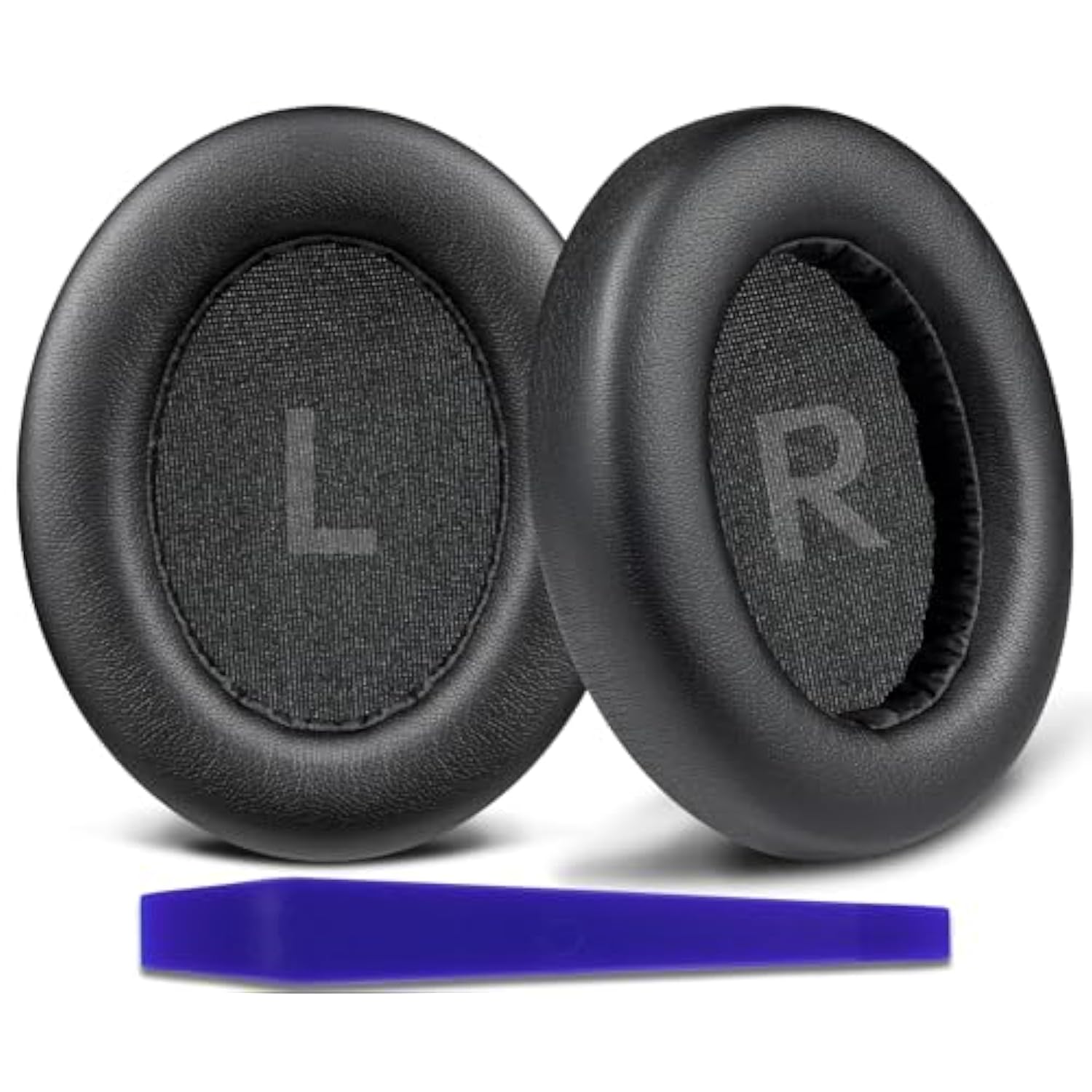 Professional Replacement Ear Pads For Earfun Wave Pro Anc Headphones, Earpads Cushions With Soft Protein Leather, High-Density Noise Isolation Foam - Black