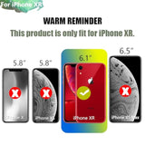 Battery Case For Iphone Xr, 6000Mah Rechargeable Extended Battery Charging Charger Case, Add 1.55X Extra Juice, Support Wired Headphones (6.1 Inches) Black