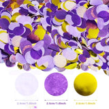 Purple Gold Confetti/Purple Gold Party Table Decorations/Eid Mubarak/Purple Birthday Decorations/Nyu Graduation Party Decorations 2025