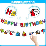 Among Birthday Banner- Space Happy Birthday Banner, Among Game Birthday Party Decorations For Boys, Among Themed Happy Birthday Sign For Boys 1St 2Nd 3Rd Party Baby Shower