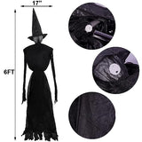 3 Pack Halloween Decorations Outdoor Halloween Witches Decor, 6FT