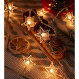 Star String Lights, 10Ft 20 Led Usb Powered Star Fairy String Lights Warm White For Birthday Party Wedding Christmas Hom
