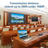 Hdmi Extender Over Single Cat5E/6 Hdmi Over Ethernet Up To 200Ft Repeater Balu