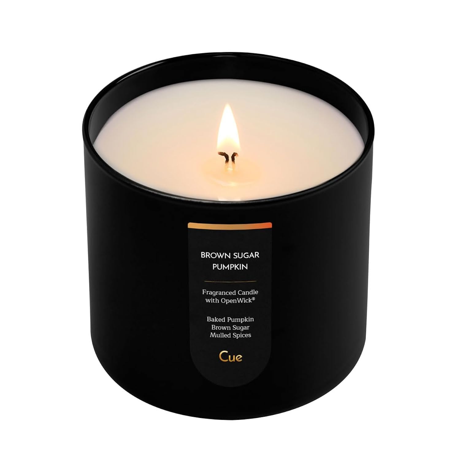 Scented Candle | Openwick Clean Burning | Soy Coconut Wax Blend | Fall | Clean Burning | Gift | Extended Burn Time | 70 Hour Burn Time | 14Oz | Brown Sugar Pumpkin