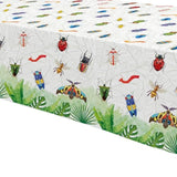 Bug Birthday Party Tablecloth Decorations, Disposable Bug Party Supplies Table Cover, Spring Summer Nature Insect Theme Birthday Baby Shower Table Cloths, 3 Pack, 54In X 108In