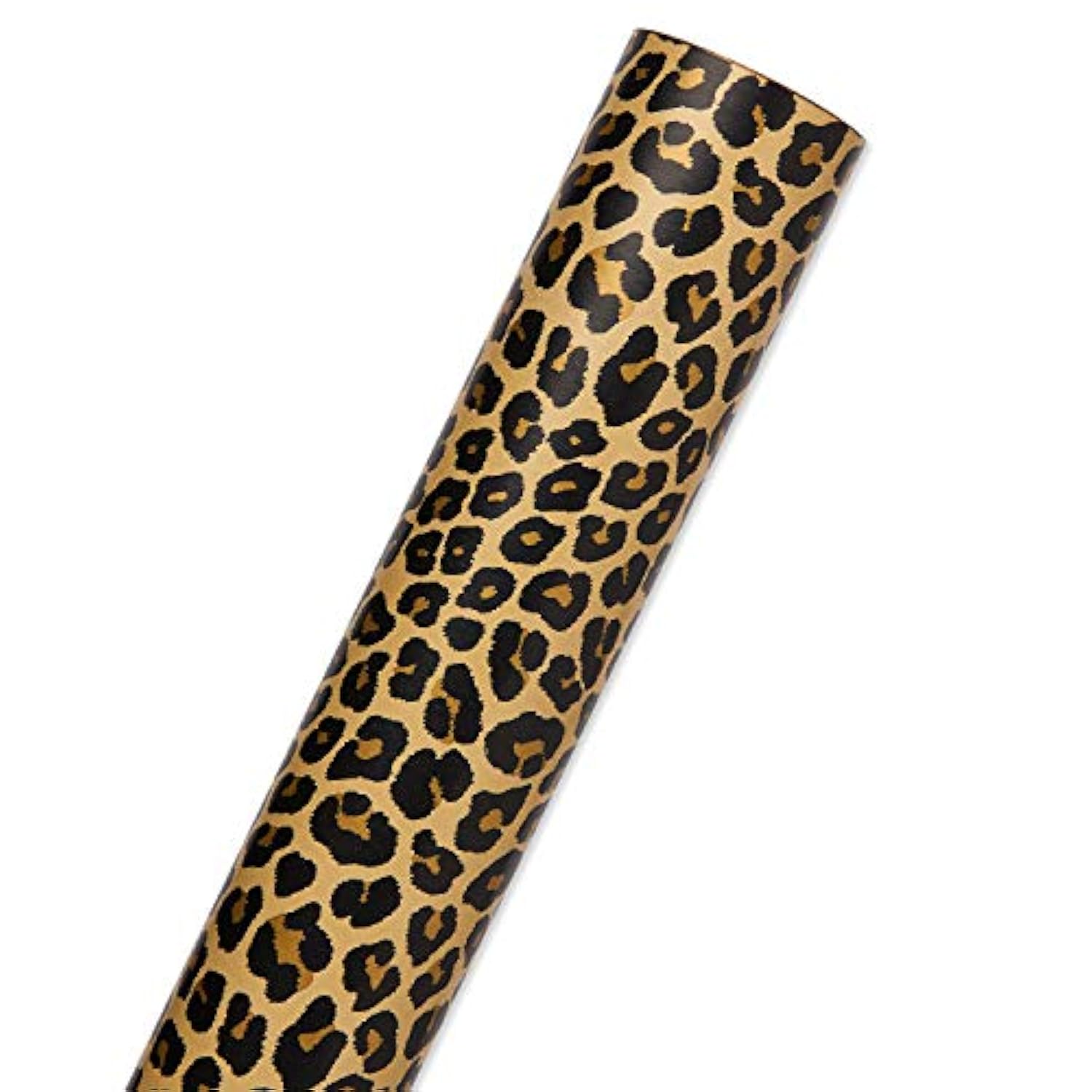 American Greetings Reversible Wrapping Paper Jumbo Roll, Leopard and Gold (1 Roll, 175 sq. ft.)