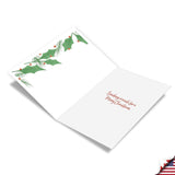 -1 Christmas Greeting Card W/ 5X7 Envelope For Men, Women - Merry Christmas Holiday Holiday Mail - Post C10197Ixsg