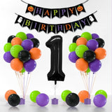 Halloween Decorations Black Orange Purple Green Balloons 40 Inch Party