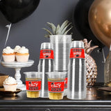 Class Of 2026 Celebration - 100 Pcs 16Oz Red Graduation Plastic Cups For Sturdy & Durable Drinkware For Grad Festivities | Essential Graduation Party Supplies & Decorations