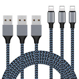 iPhone Charger, 3Pack 9ft Lightning Cable iPhone Charger Cable Nylon Braided Charging Cord Compatible iPhone 14/13/12/12Pro/12ProMax/11/11Pro/11Pro