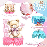 12 Pcs Butterfly Baby Shower Decorations Centerpieces, Bear