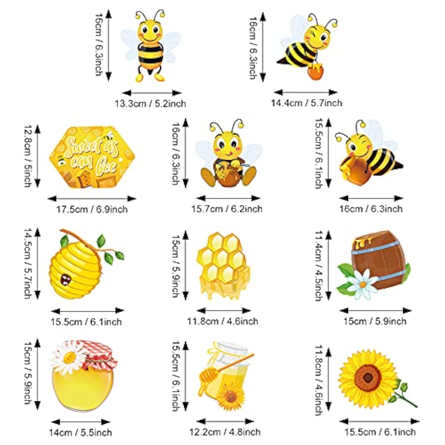 30 Pcs Bee Hanging Swirl Decorations, Hive Hanging Swirls Honey Hive Foil Ceiling Streamers Bee Themed Baby Shower Gender Reveal Supplies For Kids Birthday Decoration