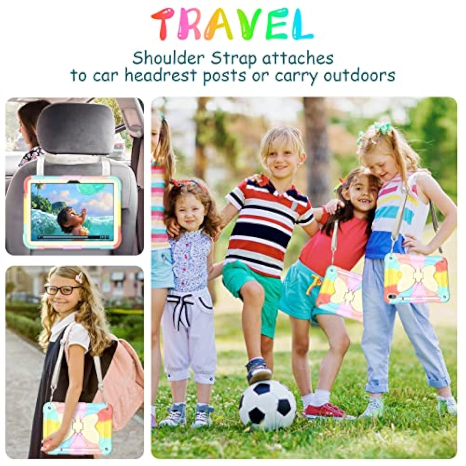Ipad 10Th Generation 10.9 Inch 2022 For Kids Girls, With Tempered Glass Screen