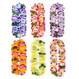 6 Count Thickened Hawaiian Leis, Perfect Luau Party Supplies For Summer Beach Vacations, Essential Party Decorations For Birthday, Graduation, And Wedding Celebrations
