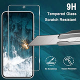 [3+3 Pack] Galaxy S23 Fe Screen Protector + Camera Lens Protector, 9H Hardness, Scratch Resistant, Easy Installation, Bubble Free, Hd Tempered Glass For Samsung Galaxy S23 Fe
