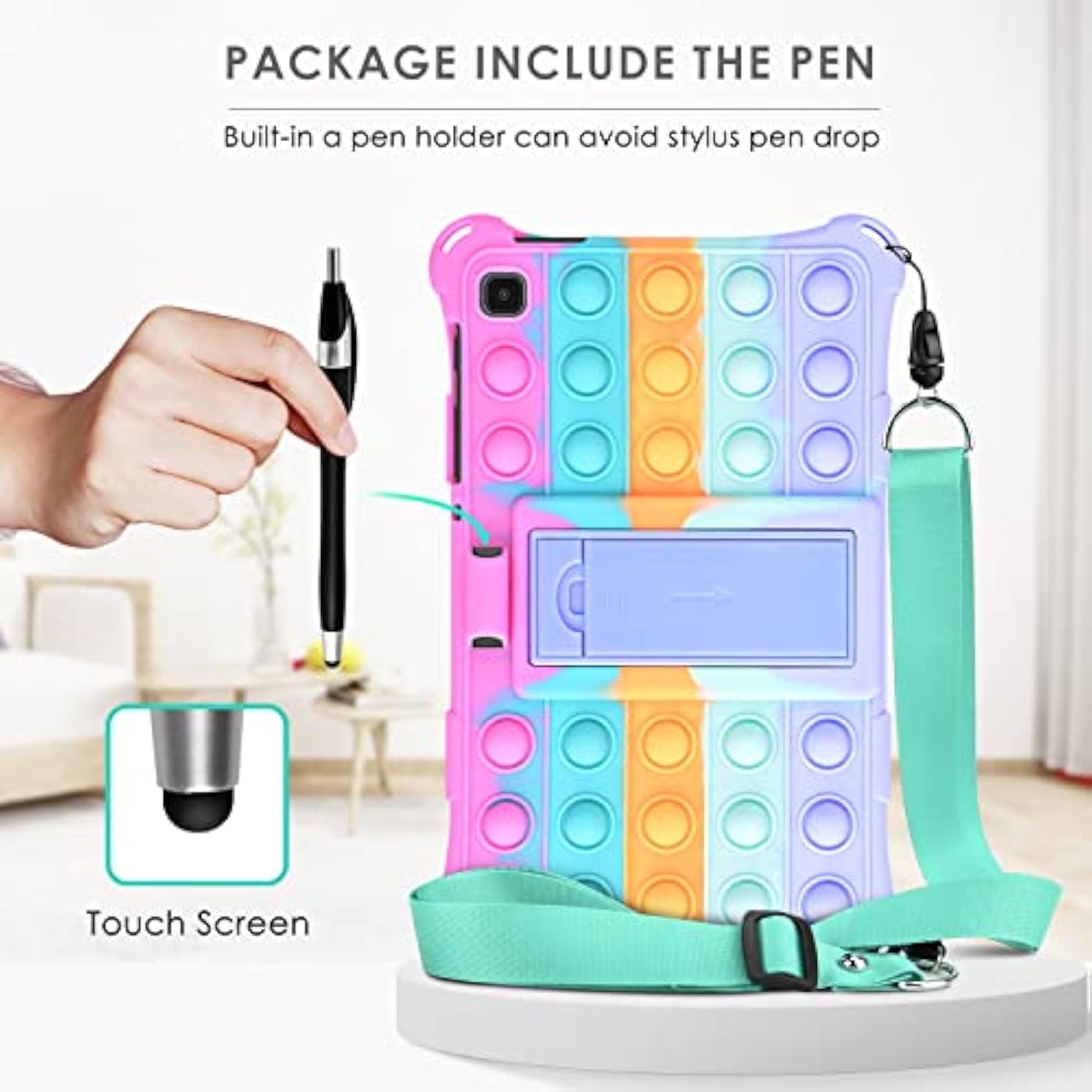 Color Silicone Case For Samsung Galaxy Tab A7 Lite 8.7 2021 (Sm-T220/T225/T227