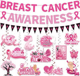 Breast Cancer Awareness Decorations Banner Set
