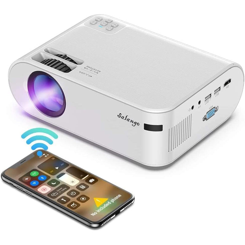 Mini Projector For Iphone, Outdoor Movie Projector,9600 Lumens Wifi Projector