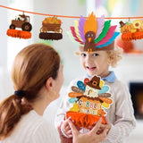 9Pcs Premium Fall & Thanksgiving Party Decorations Set - Autumn Honeyc