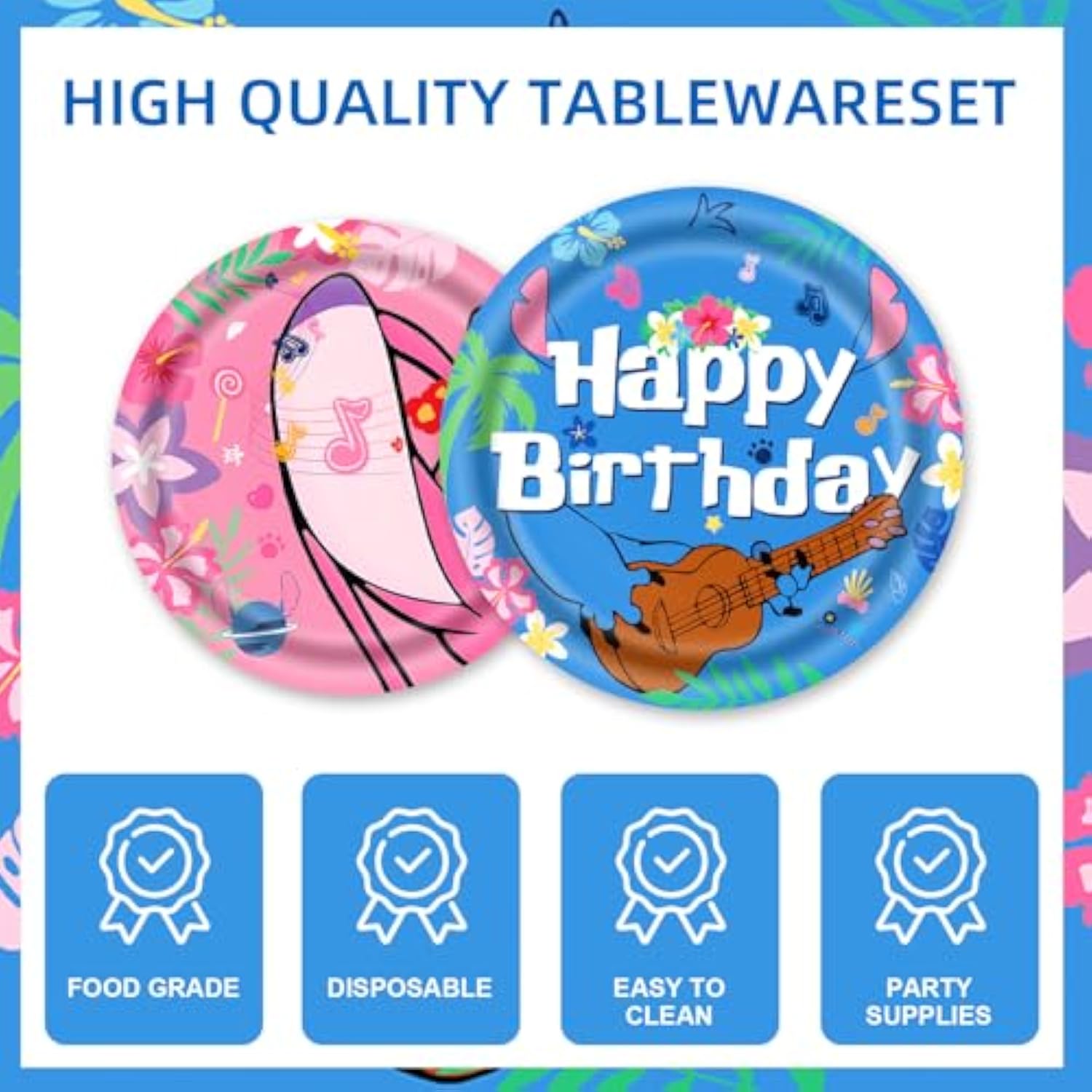 141Pack Cartoon Party Decoraion Party Tableware Plates + Napkin Tablecloth,Forks,Spoon,Kinfe For Birthday Decorations