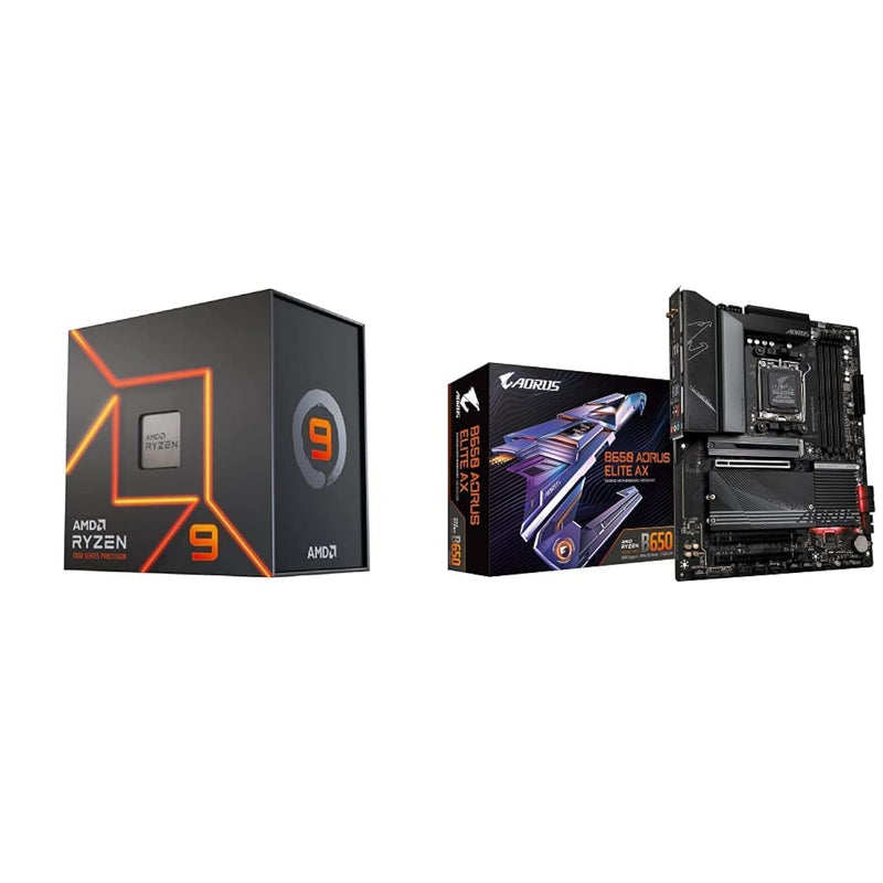 AMD Ryzen 9 7900X + GIGABYTE B650 AORUS ELITE AX Motherboard