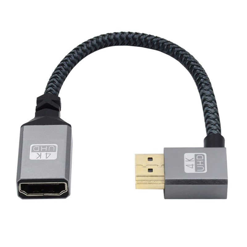 Hdmi 1.4 Cable,Hdmi Type A Male To Female Extension Cable Connector 90 Degree