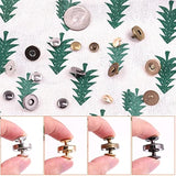44 Sets 4 Color 18Mm Round Magnetic Snap Sets, Strong Magnetic Button