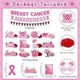 Breast Cancer Awareness Decorations Banner Set