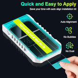 [2-Pack Compatible With Iphone 17 Pro Max/16 Pro Max 360° Privacy Screen Protector - 4-Way Anti-Spy Tempered Glass, Shatterproof, Anti-Peep, Scratch Resistant