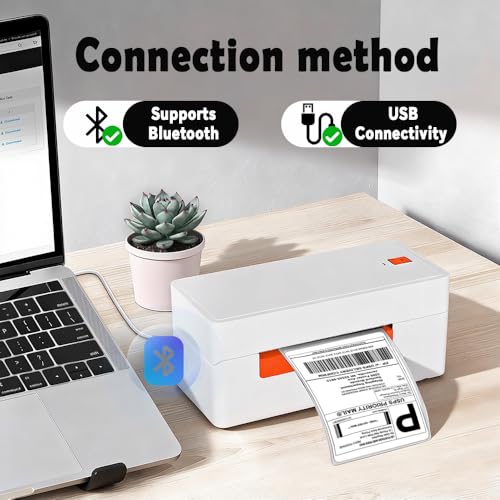 A81-Pro 4X6 Wireless Bluetooth Thermal Shipping Label Printer,Portabel Label Printer Maker For Fast Ecommerce Shipping, Compatible With , Ebay Ios/Android/Windows Etc