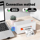 A81-Pro 4X6 Wireless Bluetooth Thermal Shipping Label Printer,Portabel Label Printer Maker For Fast Ecommerce Shipping, Compatible With , Ebay Ios/Android/Windows Etc
