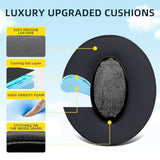 Cooling Gel Replacement Ear Pads Cushions For Sennheiser Hd 4.50Bt, Hd 4.50Btnc, Hd 4.50Se, Hd 4.40Bt, Hd 4.30G, Hd 4.20S, Hd 458Bt, Hd 450, Hd 450Bt, Hd 400S, Hd 350Bt, Hd300(Black)