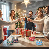 4 Pcs Christmas Scented Candles Gifts For Women - Merry Christmas Candles Bulk, Soy Wax Aromatherapy Candle Set, Small Cookie Jar Candles Tins With Lids For Home Bath Yoga Xmax Holiday Party Favors