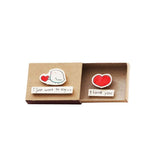 Cute Love Card, Anniversary Card, Handmade Valentine Gift Box- Surprise Gift For Herfor Him, I Love You Matchbox Card, I Just Want To Say I Love You