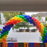 50 Pack Rainbow Balloons 12 Inch Assorted Bright Latex Balloons Party Decorations