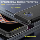 For Note 9 Case,[Military Grade] 3 In 1 Full Body Shockproof Dust/Drop Proof Heavy Duty Protection Cover,For Samsung Galaxy Note 9 6.4 Inch,Black