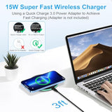 Google Pixel 10 Wireless Charging Pad 15W Wireless Phone Charger Fast Charging Station For Pixel 10 Pro Xl 9A 8 7,Samsung Galaxy S25 Ultra Edge/S24 Fe/S23/S22/Z Fold7,Iphone 16E 16 Plus 15 Pro Max 14