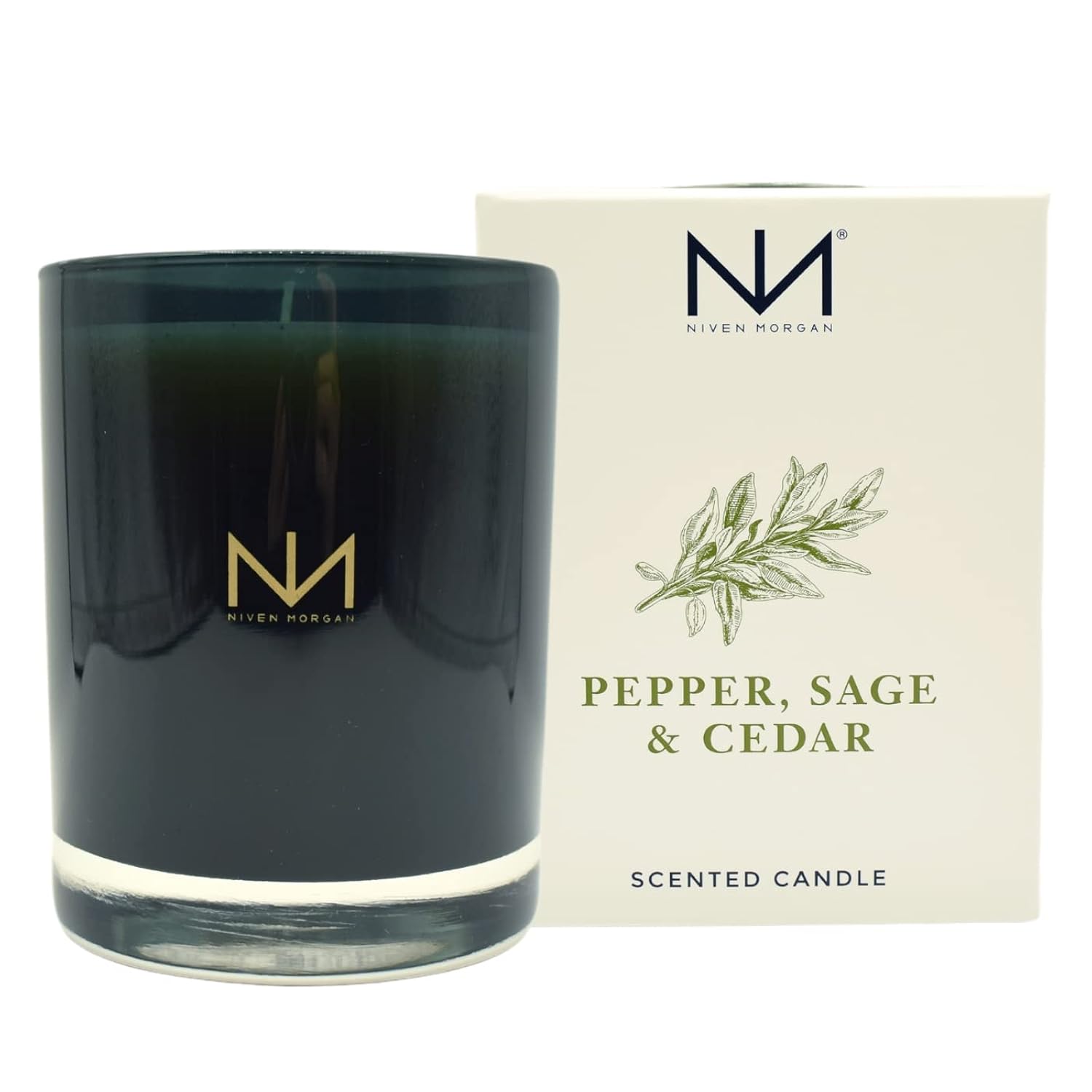 Niven Morgan Pepper, Sage and Cedar Scented Candle 11 oz