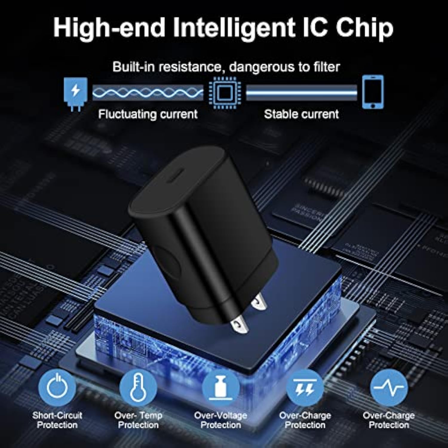 25W Super Fast Type C Wall Charging Block With 10Ft Usb C To C Android Charger Cable For Samsung Galaxy A17 S25 A16 A54 5G A35 A15 A14 A26 S24 Fe Ultra S23S22 S21 Z Flip 7,Pixel 10 9 8 Pro 9A 8A 7A 7