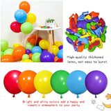 Colorful 111Pc Rainbow Balloon Arch Kit for Parties, Birthdays, Weddings & Celebrations