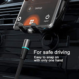 Magnetic Charging Cable,2In1 Gen12 (1Ft/3 Pack Black) 18W Fast Charging And Data Transfer Magnetic Charger For Usb-C And Micro-Usb Phones