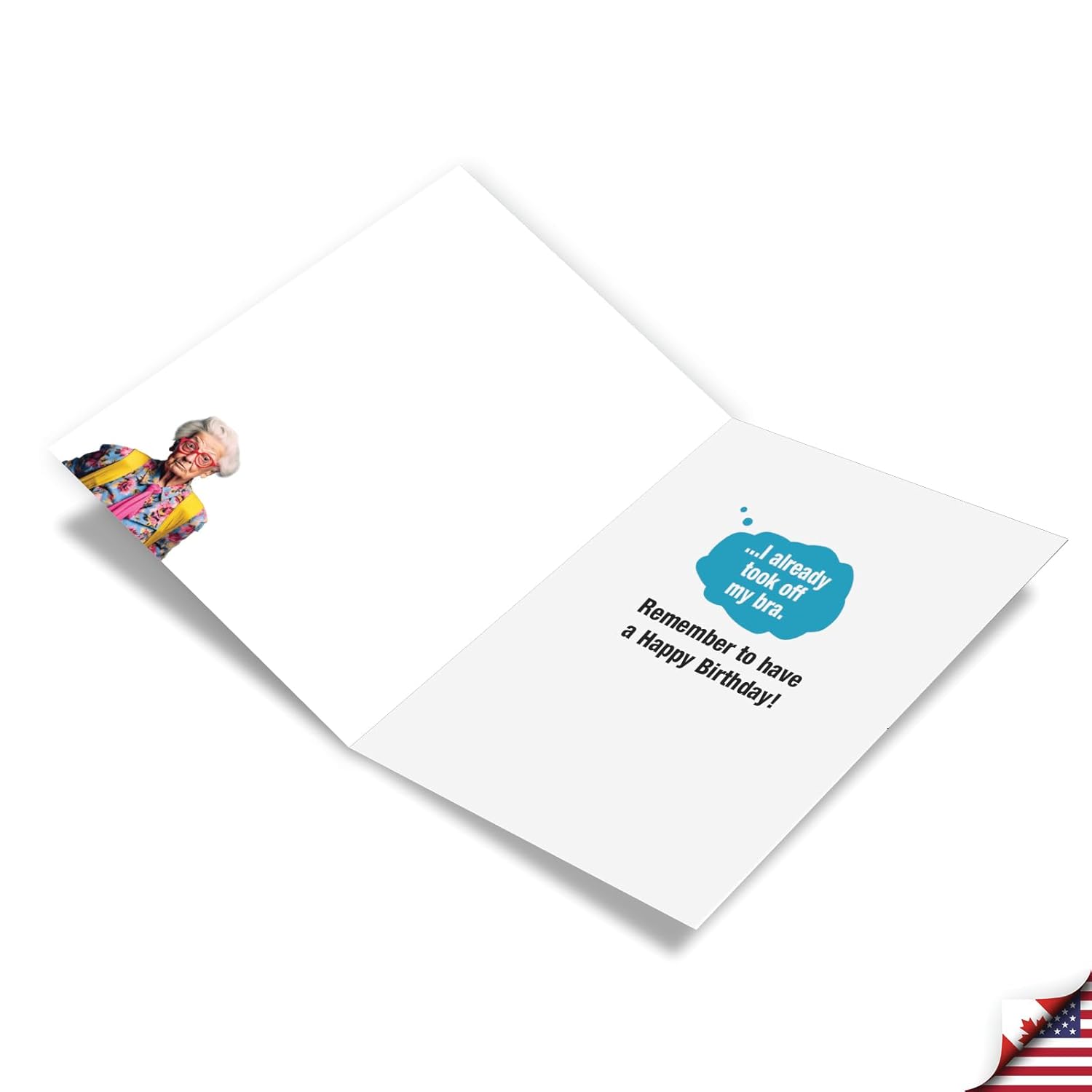 , Funny Birthday Greeting Card With 5 X 7 Inch Envelope (1 Card) Bday Most Conversations C10828Bdg